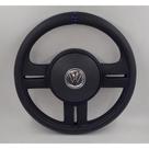Volante 33Cm Rallye Surf Prata Fusca 1983 1984 1985