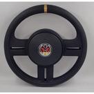 Volante Black Rallye 33Cm + Cubo Fusca Estria Fina 80