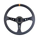 Volante De Corrida Universal De 14 Polegadas Em Suede PVC, 350mm, Volante Esportivo Com Logo