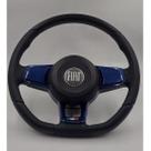 Volante Esportivo Azul Palio 1996 97 98 99 2000 A 2013 + Cubo