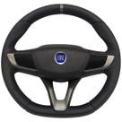 Volante Esportivo Fiat Uno 1995 até 2000 Logo Azul + Cubo Volante Esportivo Fiat Uno 1995 até 2000 Logo Azul + Cubo