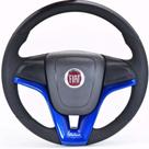 Volante Esportivo Fiat Uno 95-01 Elba 95-96 Fiorino 95-01 Cruze Buzina Central Tempra + Cubo e logo