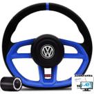 Volante Esportivo Gol g2 g3 g4 saveiro voyage santana Golf Gti com tampa acionador de buzina + cubo
