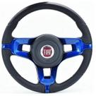 Volante Esportivo Palio 1996 97 98 99 2000 A 2013 Azul + Cubo
