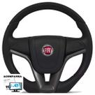 Volante Esportivo Uno 95-01 Elba 95-96 Fiorino 95-01 Buzina Central Camaro Fiat Tempra + Cubo E Logo