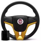 Volante Esportivo Uno 95-01 Elba 95-96 Fiorino 95-01 Buzina Central Cruze Fiat Tempra + Cubo e logo