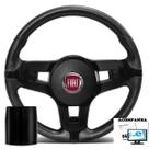 Volante Esportivo Uno 95-01 Elba 95-96 Fiorino 95-01 Buzina Central Mustang Fiat Tempra Cubo E Logo