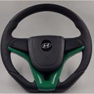 Volante Esportivo Verde Para Caminhão HR Com o Cubo Volante Esportivo Verde Para Caminhão HR Com o Cubo