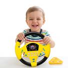 Volante Infantil Baby Musical Interativo Com Som Luz Botões Brinquedo Bebê Ventosa