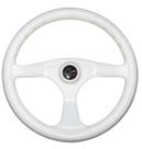 Volante Náutico Branco 34cm Multiflex Barco Bass Boat Lancha