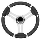 Volante Náutico Savoretti T18RB / 35 Poliuretano e Inox 350 mm Barcos Lanchas