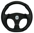 Volante Pequeno Mini Black Cougar 28 Cm + Cubo Buggy Fusca Gaiola de 1977 á 2013