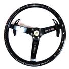 Volante uti aliviado escareado preto com saque rápido e paddle tech fusca após 77 (3800s 111-94) lowv