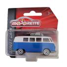 Volkswagen Kombi Deluxe Azul Prancha Surf 1/64 - Majorette