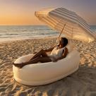 Voltar Puff Impermeavel De Descanso Grande Área Interna E Externa Perfeito Para Praia e Beira de Piscina