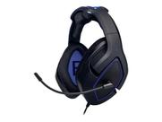 VoltEdge TX50 Wired Headset (Preto e Azul, com Fio) - PS4 e PC