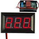 Voltímetro Digital Medidor AC 70-500v Painel Tomada Energia Elétrica 110v 220v Vermelho