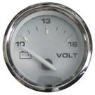 Voltímetro Faria Kronos 19004 10-16VDC com iluminação perimetral