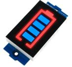Voltimetro indicador de carga bateria 18650 3s 12,6v azul