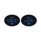 Voltímetro motocicleta universal, tensão display, led espelho mount, impermeável, 9-24v Voltímetro motocicleta universal, tensão display, led espelho mount, impermeável, 9-24v