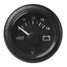 Voltímetro VDO Marine 52mm VIEWLINE Medidor eletromecânico