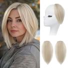 Volumizador de cabelo Clip-in REECHO Ash Blonde de 20 cm, pacote com 2