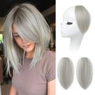 Volumizador de cabelo Clip-in REECHO Short Thick Silver Grey 20cm