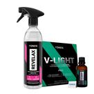 Vonixx Revelax Destacar Marcas Micro-Riscos Hologramas e V-Light Vitrificador de Faróis