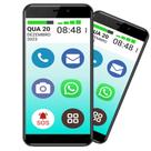 Vovô&vovófone 3g 32gb tela grande 5.5 redes sociais sos