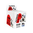 W100 Whey Concentrado - 12 Sachês 30g Cookies & Cream - Nutrata