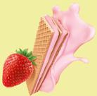 Wafer morango surf 75 g Wafer morango surf 75 g