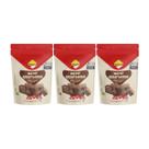 Wafer Quadradinho Chocolate 60g Diet Lowçucar Kit 3 Sabor Intenso Textura Crocante