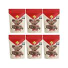 Wafer Quadradinho Chocolate 60g Diet Lowçucar Kit 6 Sabor Intenso Textura Crocante