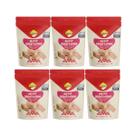 Wafer Quadradinho Morango 60g Diet Lowçucar Kit 6 Sabor Frutado Textura Crocante
