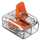 Wago Conector Compacto de Emenda 2 Polos 4,0mm Kit 100 Peças Original