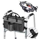 Walker Bag Clekegbag para idosos com porta-copos cinza