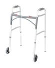 Walker Drive Medical 10210-1 dobrável com rodas 160 kg prateadas