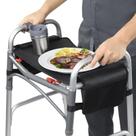 Walker Tray Vive para andador dobrável com porta-copos e bolsos