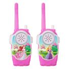 Walkie Talkie Infantil Rádio Comunicador Brinquedo Princesas Walkie Talkie Infantil Rádio Comunicador Brinquedo Princesas