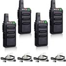 Walkie Talkie Retevis RT19 com microfone de longo alcance 1300mAh (pacote com 4)