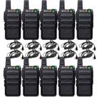 Walkie Talkie Retevis RT19 Mini 1300mAh com fone de ouvido (pacote com 10)