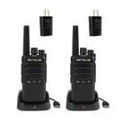 Walkie Talkie Retevis RT68B de longo alcance para adultos (pacote com 2)