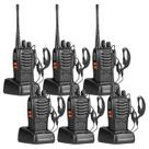 Walkie Talkies Baofeng BF-888S de longo alcance, 1-3 km, 16 canais, pacote com 6 Walkie Talkies Baofeng BF-888S de longo alcance, 1-3 km, 16 canais, pacote com 6