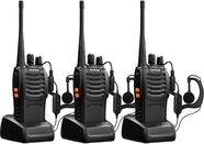 Walkie Talkies BAOFENG bf-888s Long Range, pacote com 3 unidades com acesso.