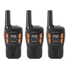 Walkie Talkies Cobra ACXT145-3 recarregável de 22 canais