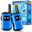 Walkie Talkies comedyfun Mini Robots para crianças de 3 a 10 anos, pacote com 2