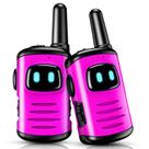 Walkie Talkies comedyfun Mini Robots para crianças de 3 a 10 anos, pacote com 2