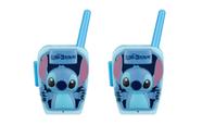 Walkie Talkies eKids Stitch para crianças, jogos internos/externos