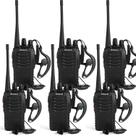 Walkie Talkies Greaval GV-8S de 16 canais UHF 400-470 MHz, pacote 6