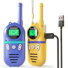 Walkie Talkies Inspireyes, recarregável, alcance de 3 milhas, pacote com 2